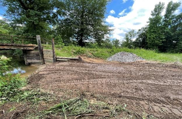 Excavation project after site work